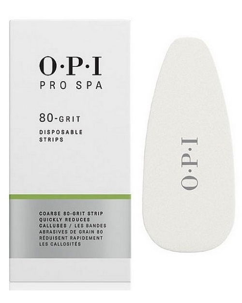 OPI PROSPA FOOT FILE 80-grit disposable strips x 20